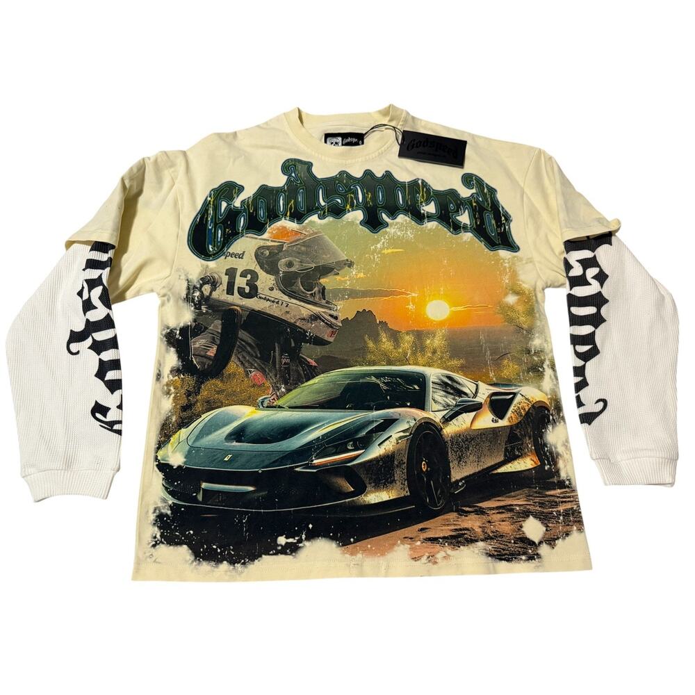 Godspeed Sunset Drift Layered Long Sleeve Thermal XS Bone